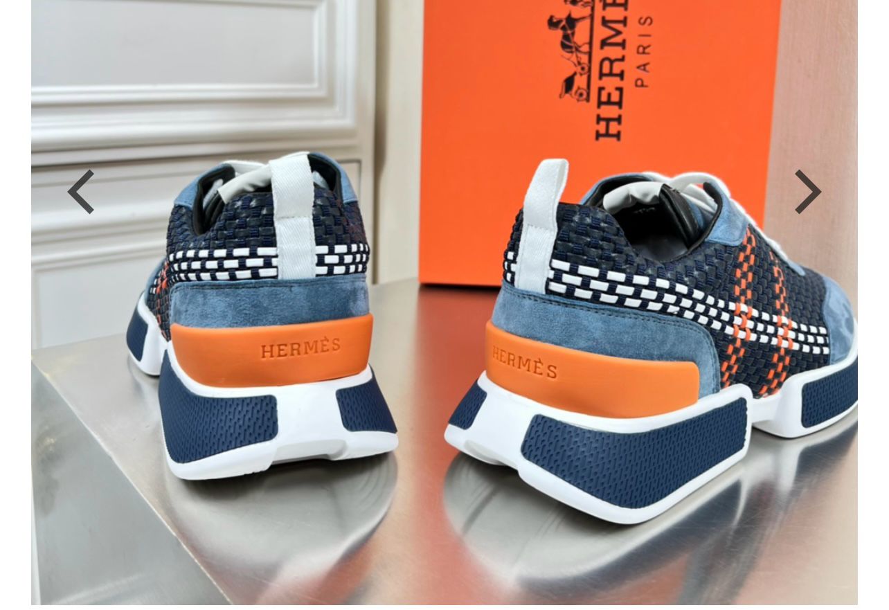 H woven leather sneakers 1824052702
