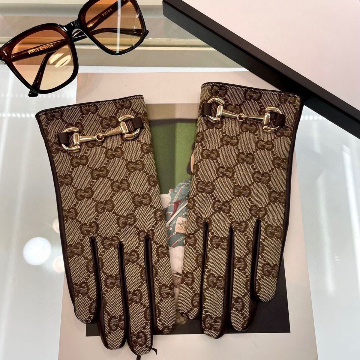 Fashion genuine leather warm gloves PD1023111711