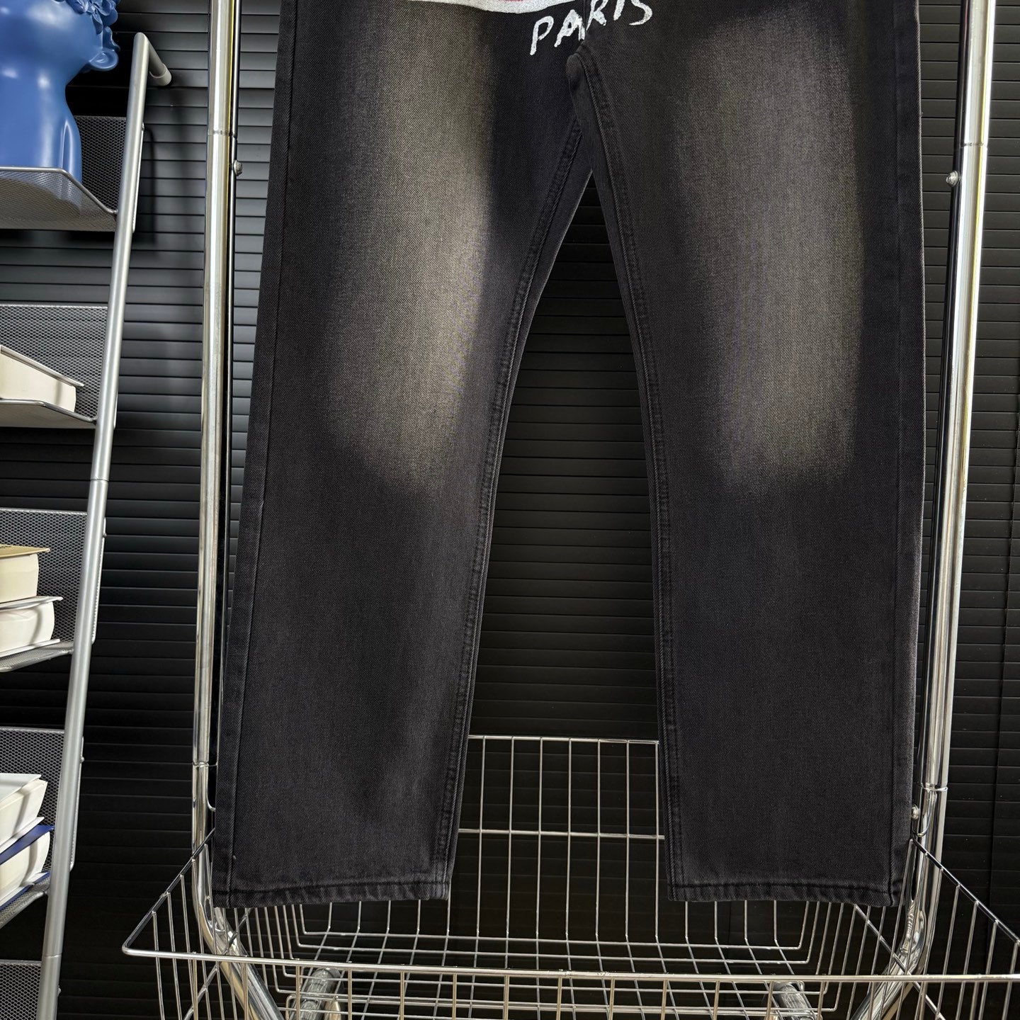 BLCG Front and back logo print jeans 1825042507