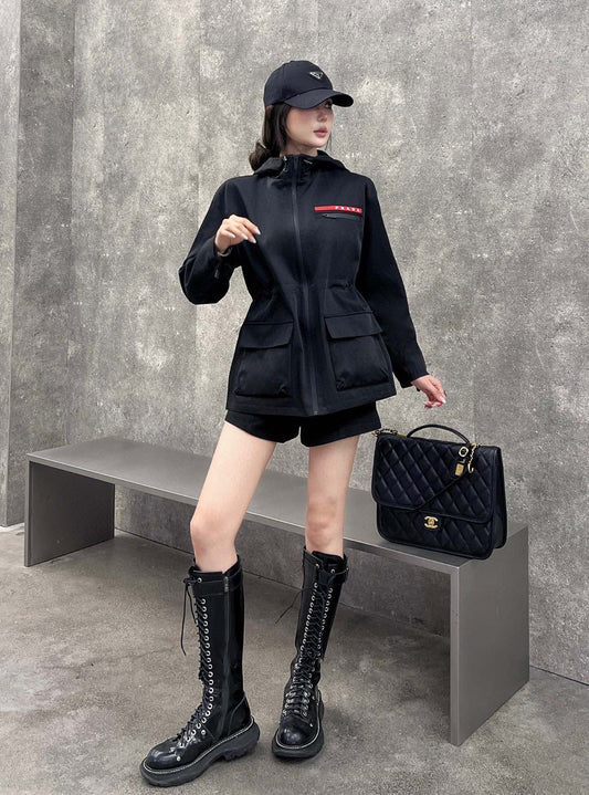 PR Hooded Windbreaker Jacket 1824091018