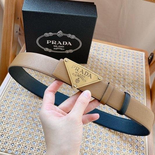 New Triangle Genuine Leather Business All-match Men's Belt 1024072611