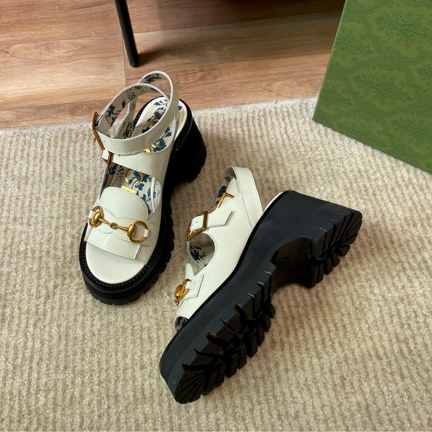 G Horsebit platform sandals 1824061308