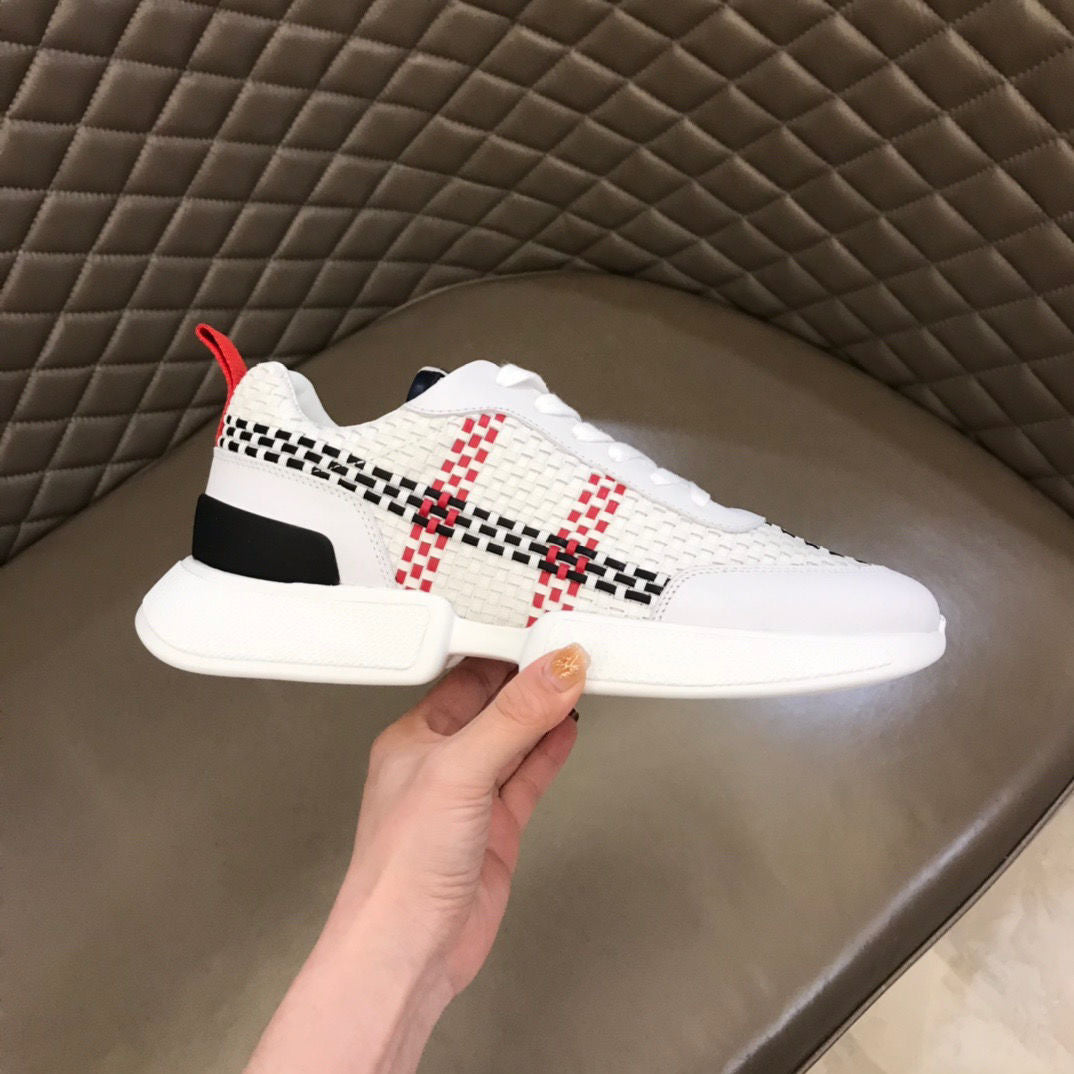 H woven leather sneakers 1824052702