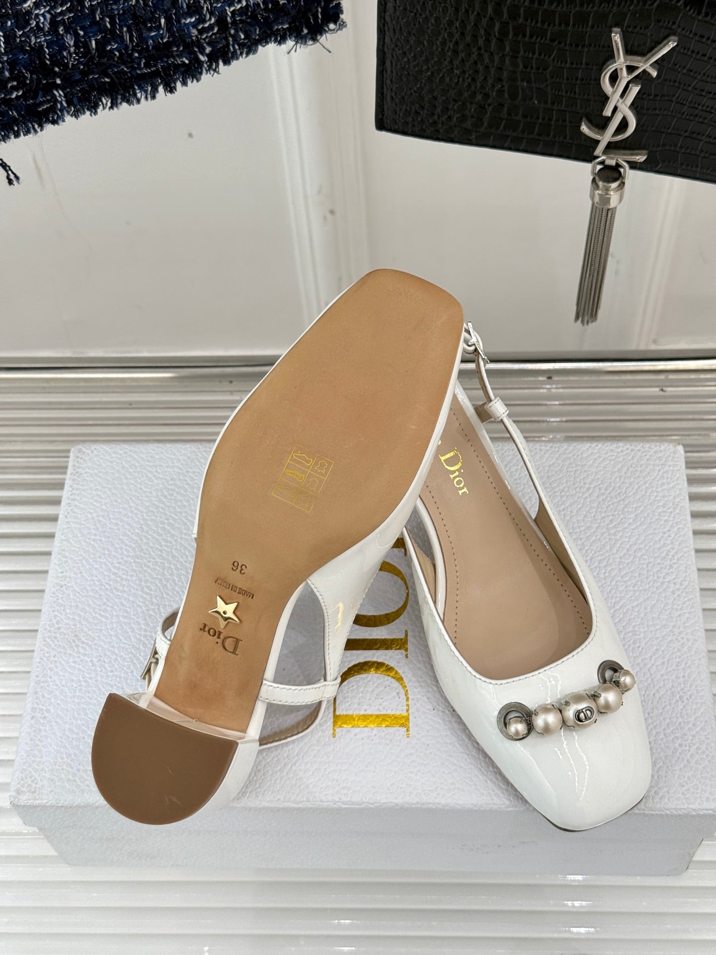 CD Pearl Slingback Pump 1825032402