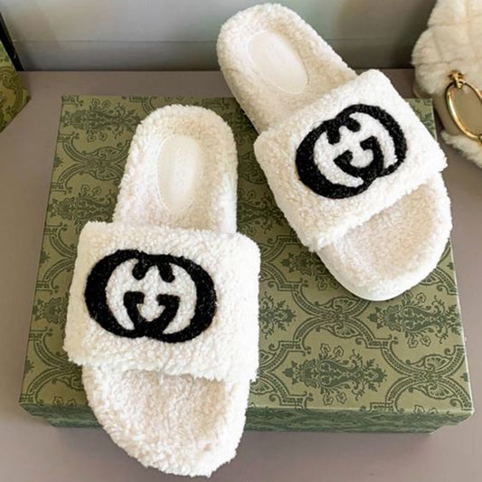 Fashion new lamb wool slippers PD1023072606