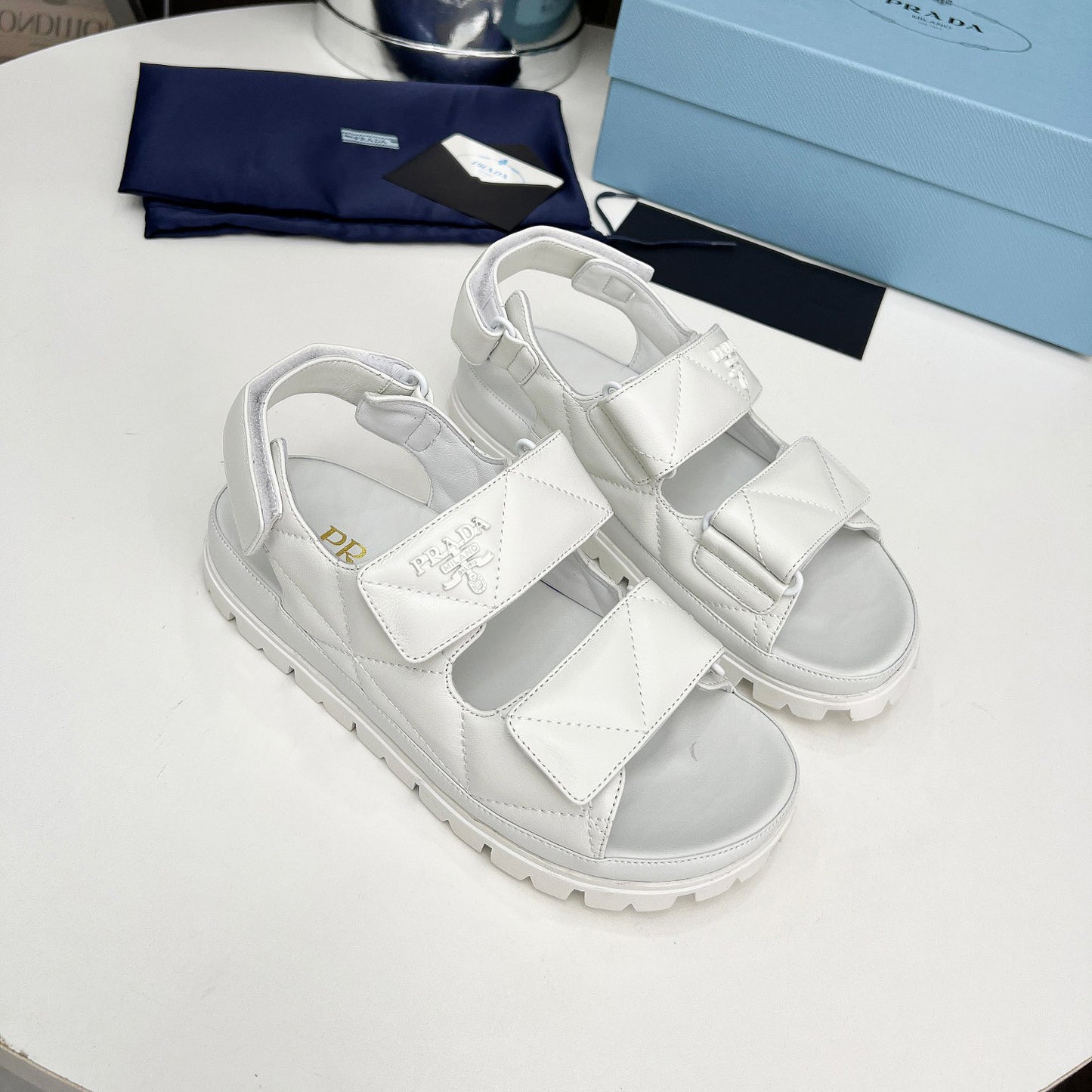 Spring And Summer New Women's Shoes Leather Soft Bottom Muffin Sandals Velcro 1024030828