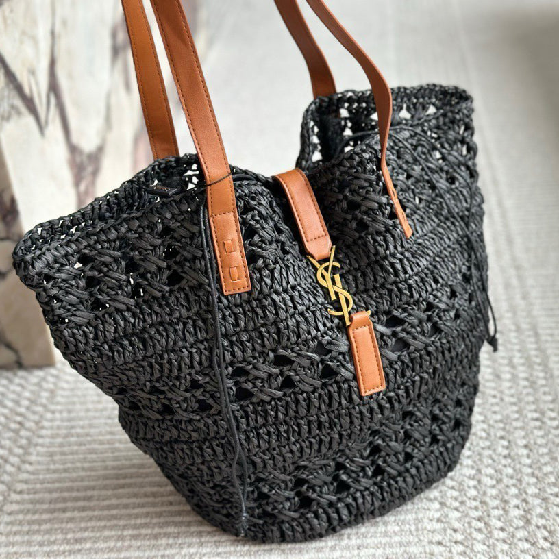 YSL straw handbag 0724041105