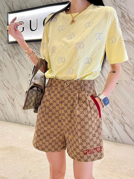 New Letter Jacquard Shorts Versatile Fashion 1024031817