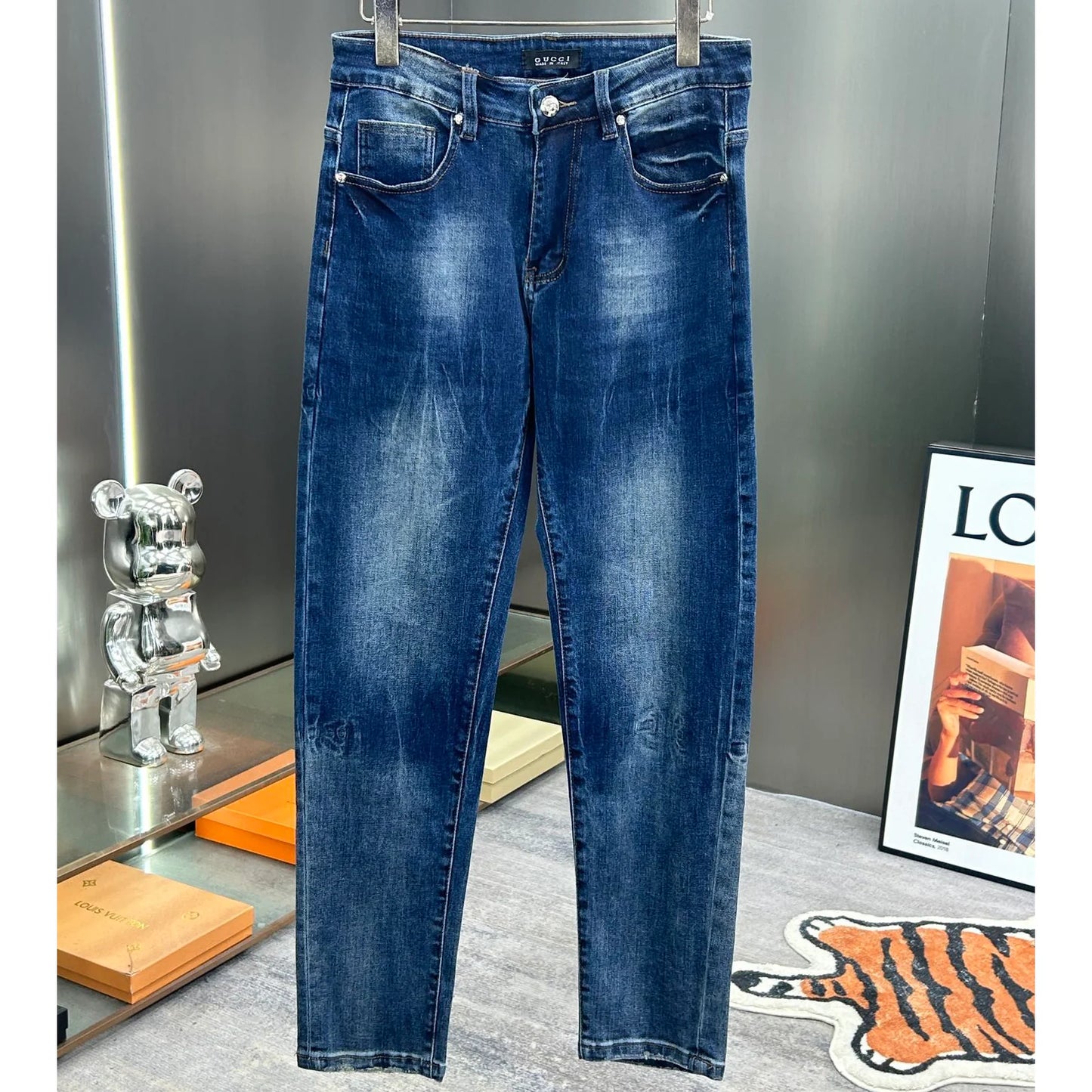 New casual men's stretch slim fit jeans 1024102213