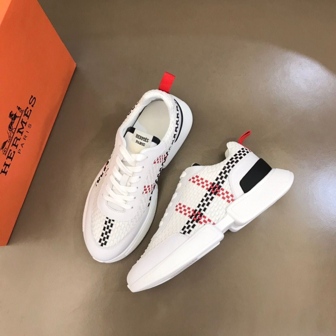 H woven leather sneakers 1824052702