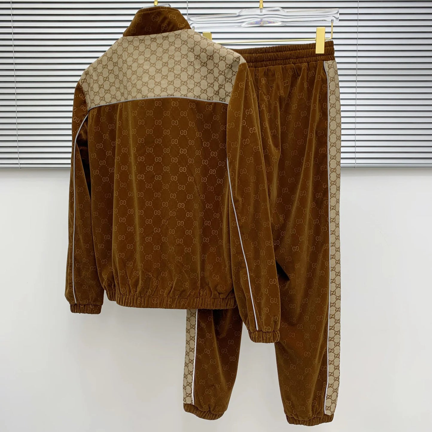 Stand-up collar classic pattern trend casual suit 1024121819