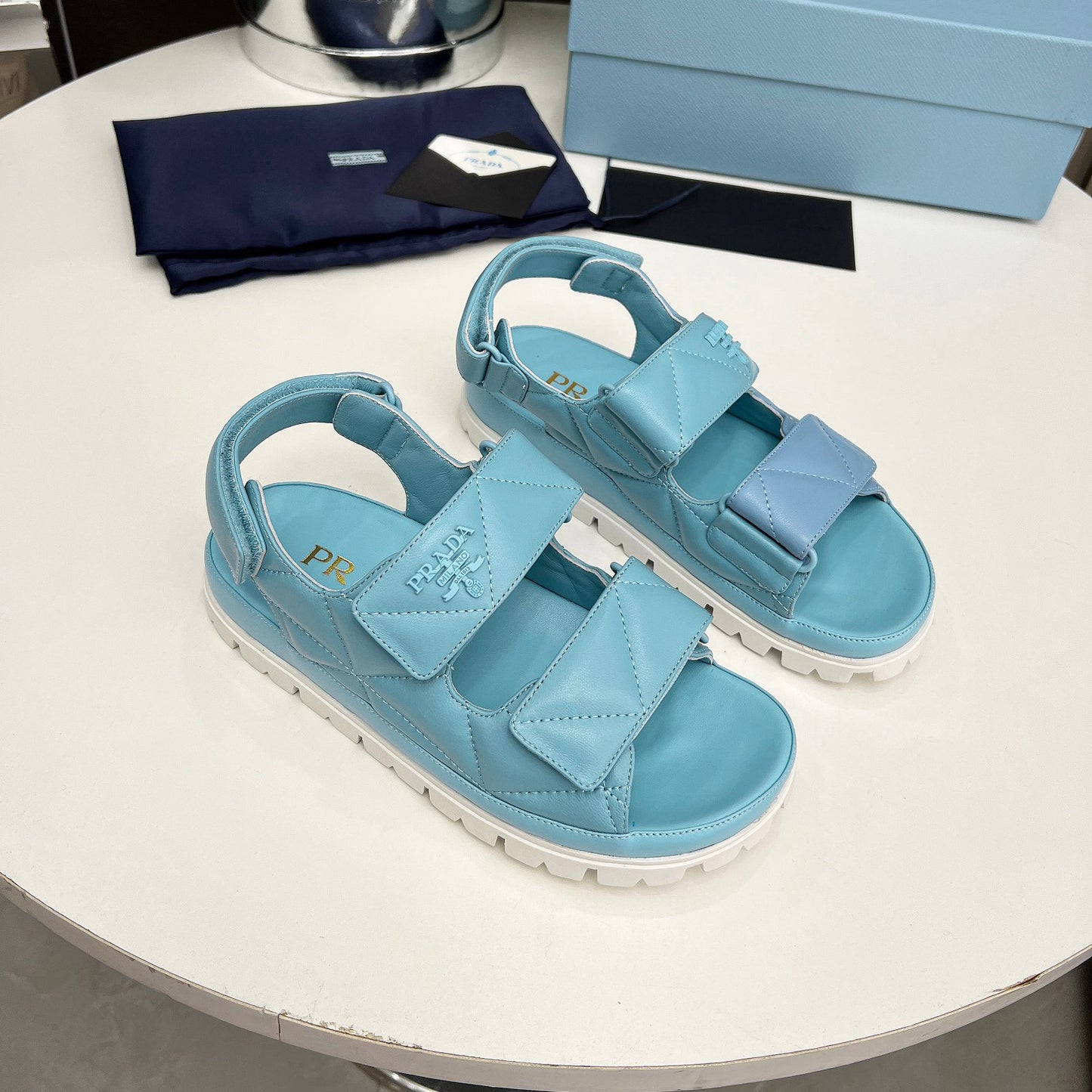 Spring And Summer New Women's Shoes Leather Soft Bottom Muffin Sandals Velcro 1024030828