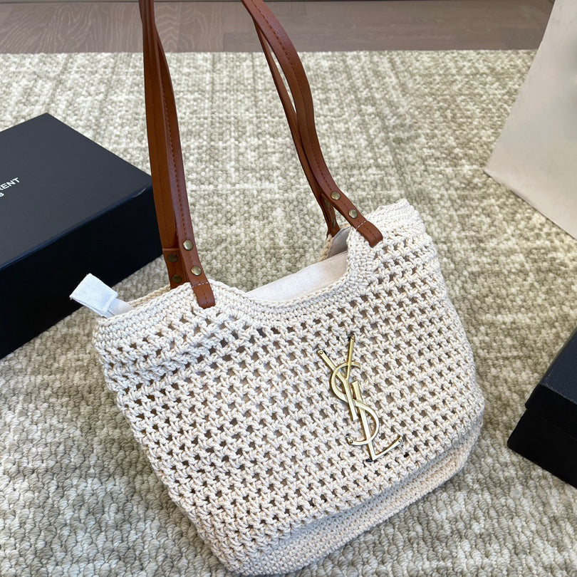 Straw tote bag 18241106