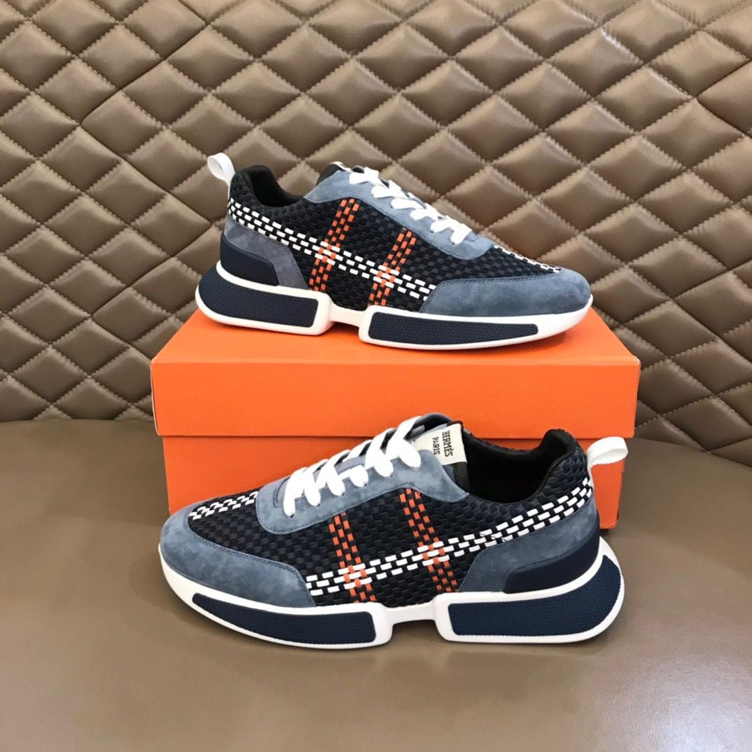 H woven leather sneakers 1824052702