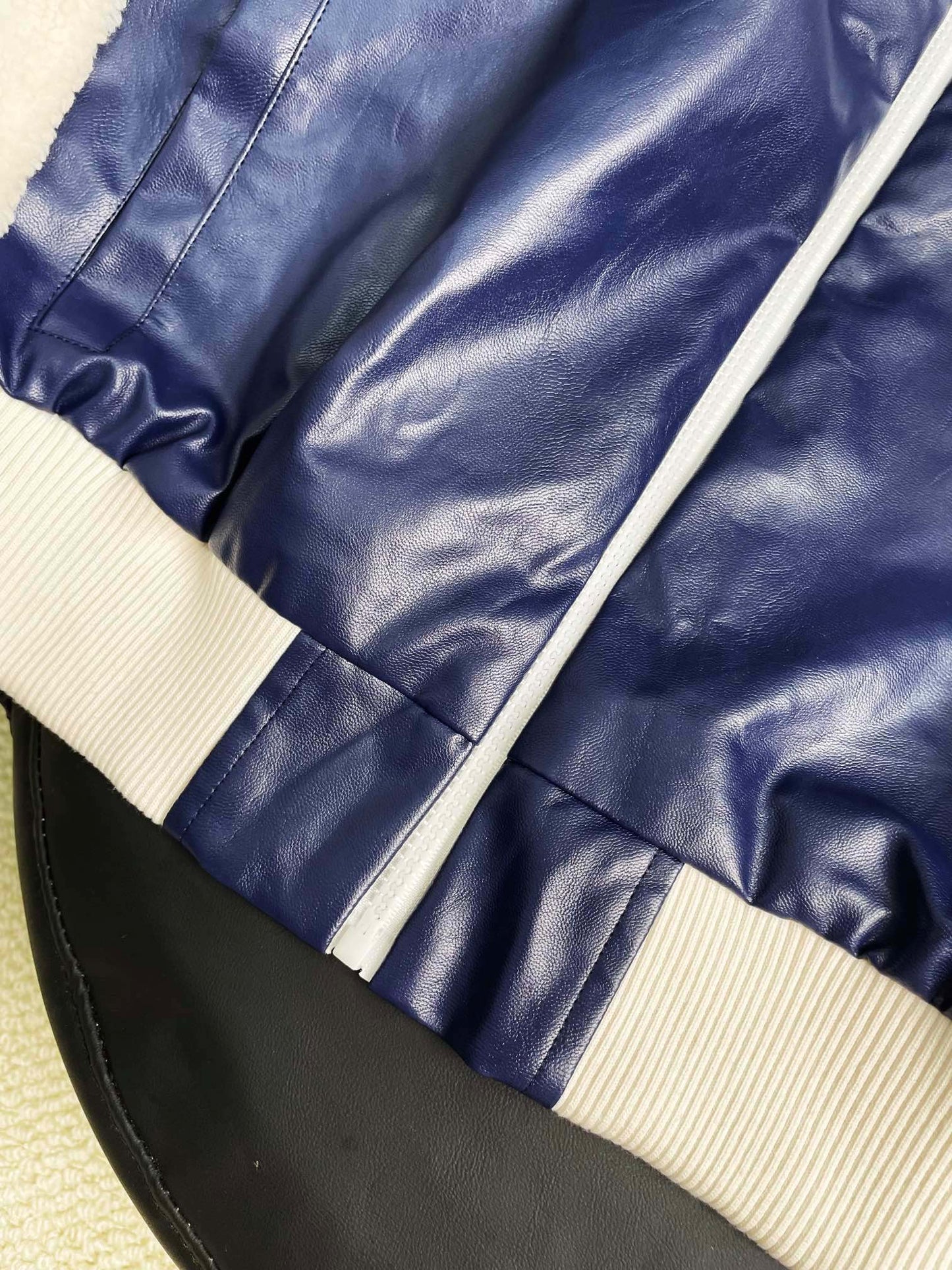 L Wool and leather jacket 1824091803