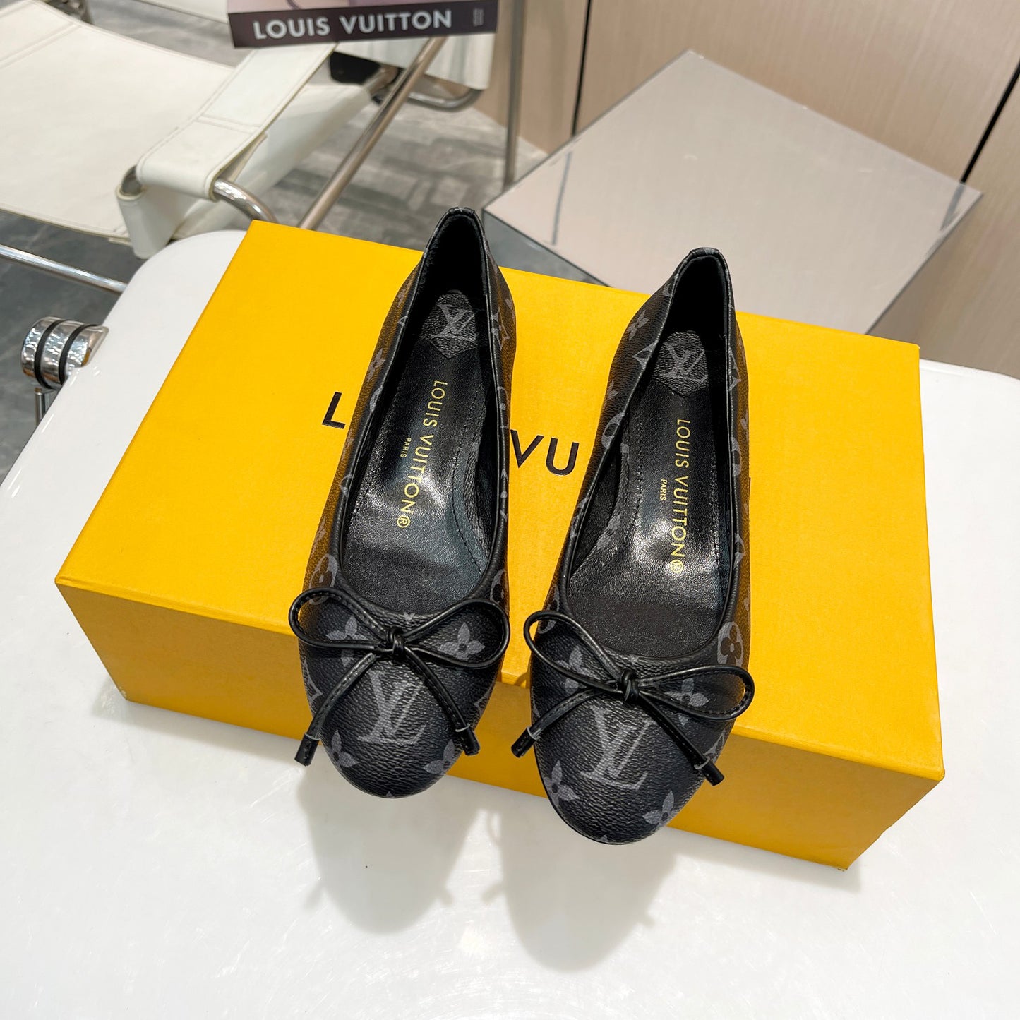 New style bow ballet flat shoes presbyopia shoes 1824040702