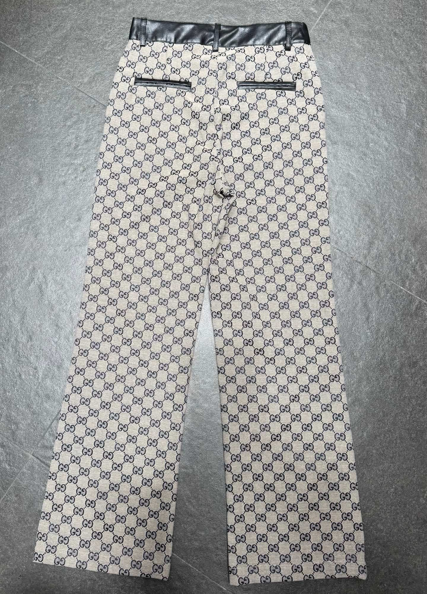 GG Paneled leather suit 1825040808