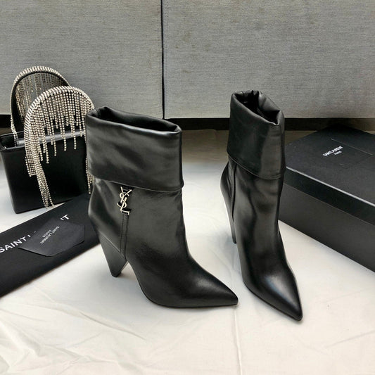SL Fashion New Side Zipper Short Boots 0723011103