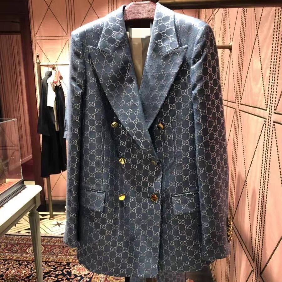 Fashion lapel silver silk suit PD1023090109