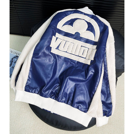 L Wool and leather jacket 1824091803