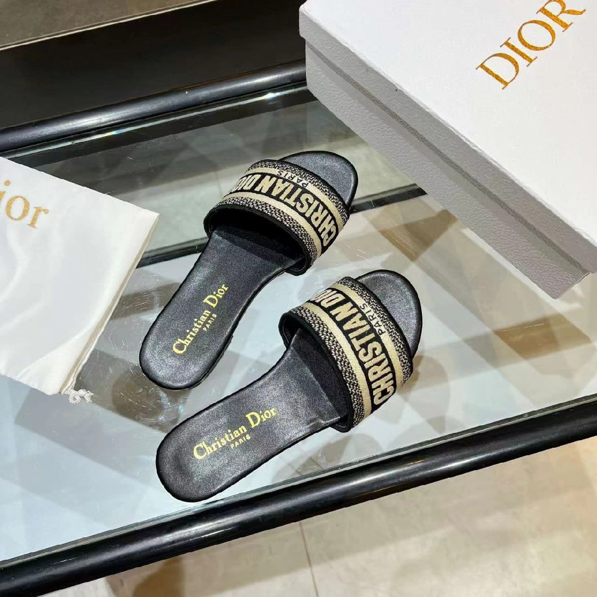Embroidered Slippers
