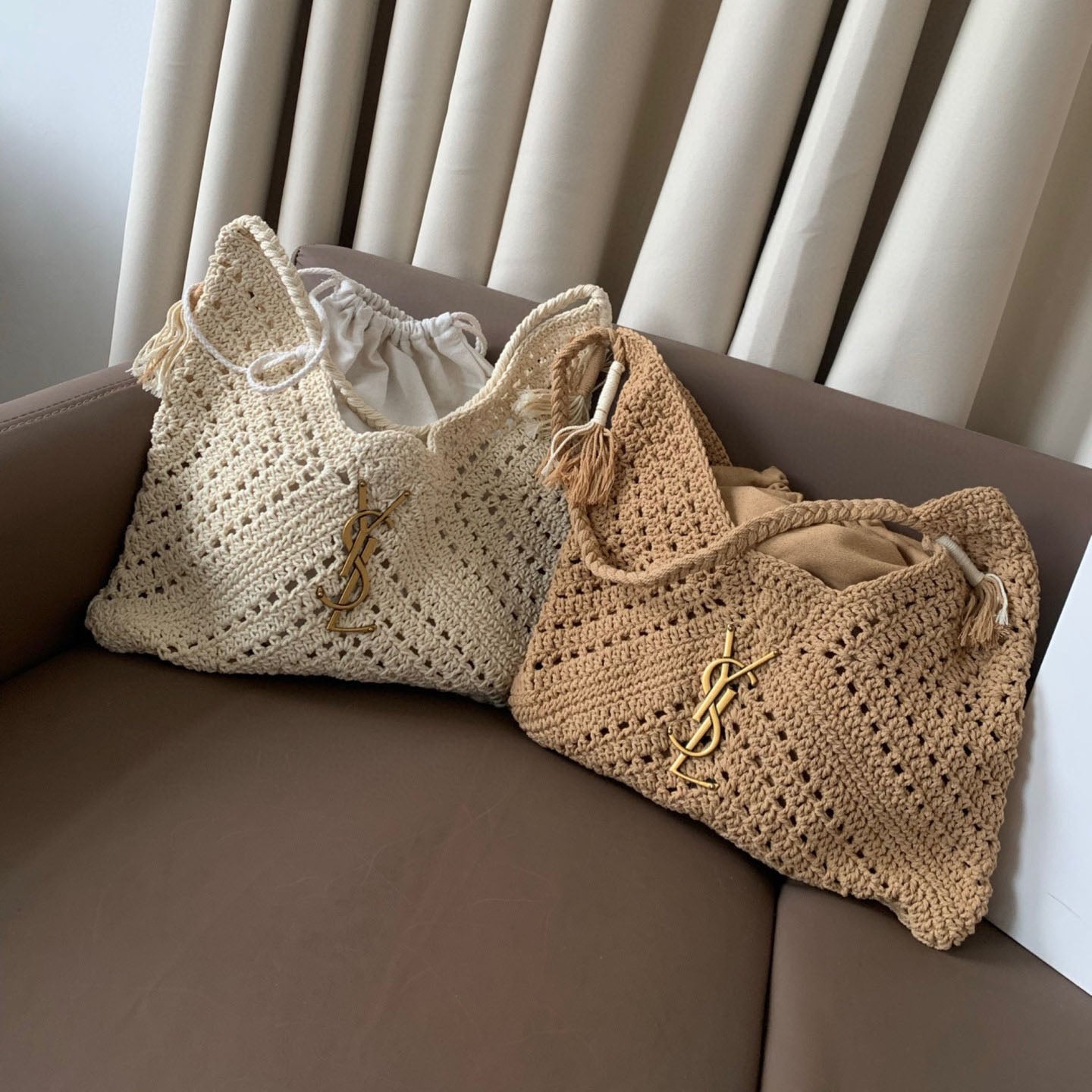 YSL Woven tote 1825042801