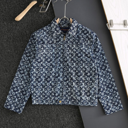 washed distressed denim jacket XC0823102303