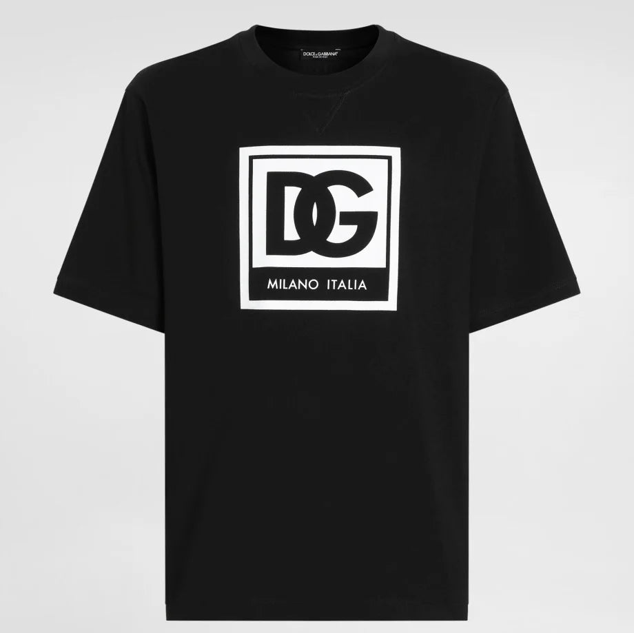 DG Printed Cotton Short Sleeve T-Shirt 3D1025042905