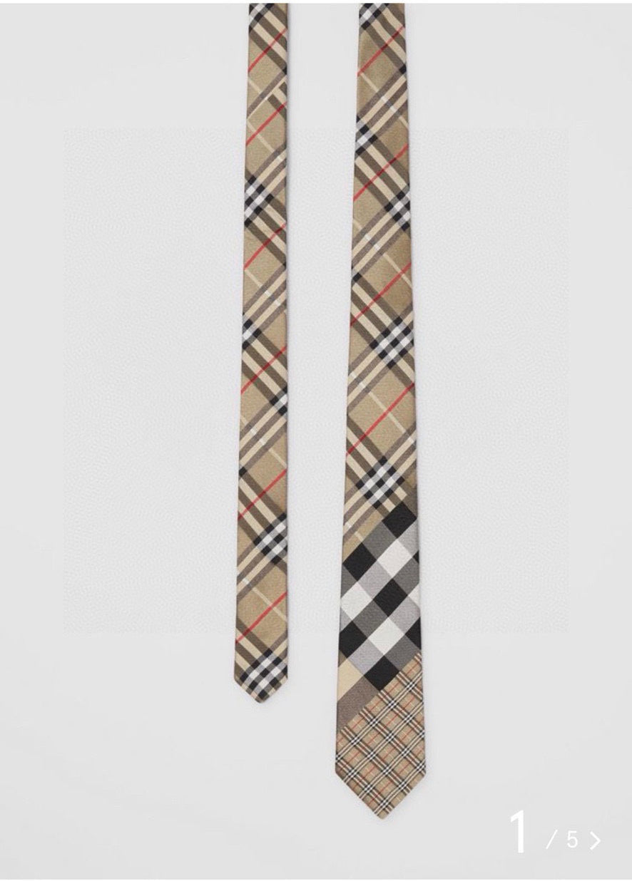 BB check tie 1824060501