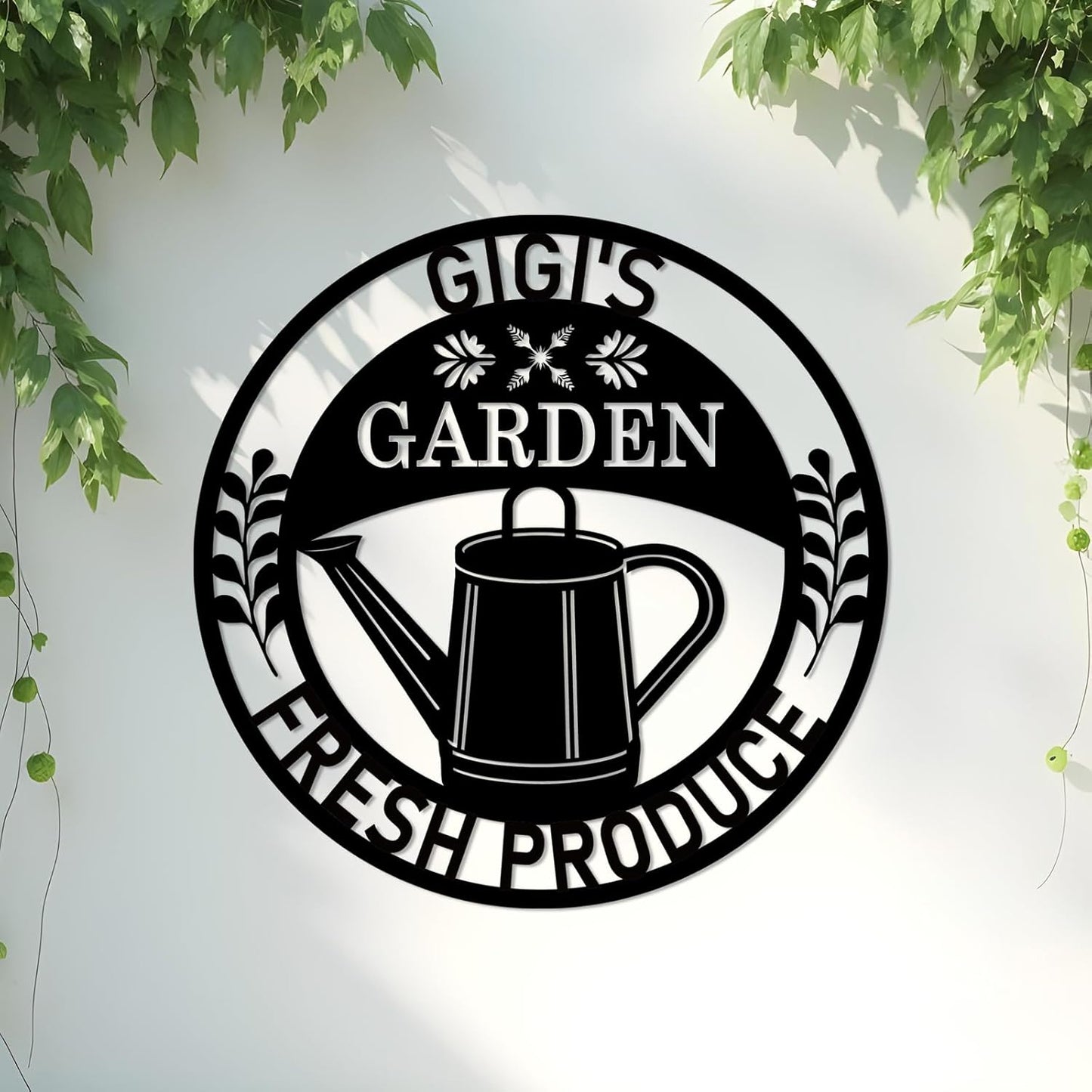 Personalized Garden Signs, Custom Name Garden Signs, Metal Garden Signs for Outside, Yard Signs Customized