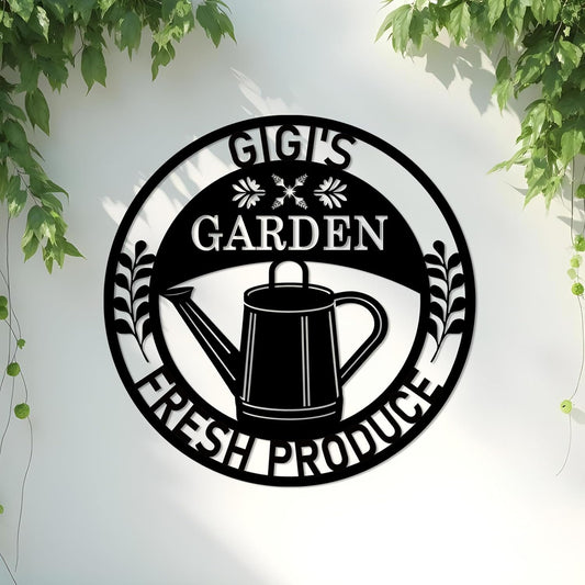 Personalized Garden Signs, Custom Name Garden Signs, Metal Garden Signs for Outside, Yard Signs Customized
