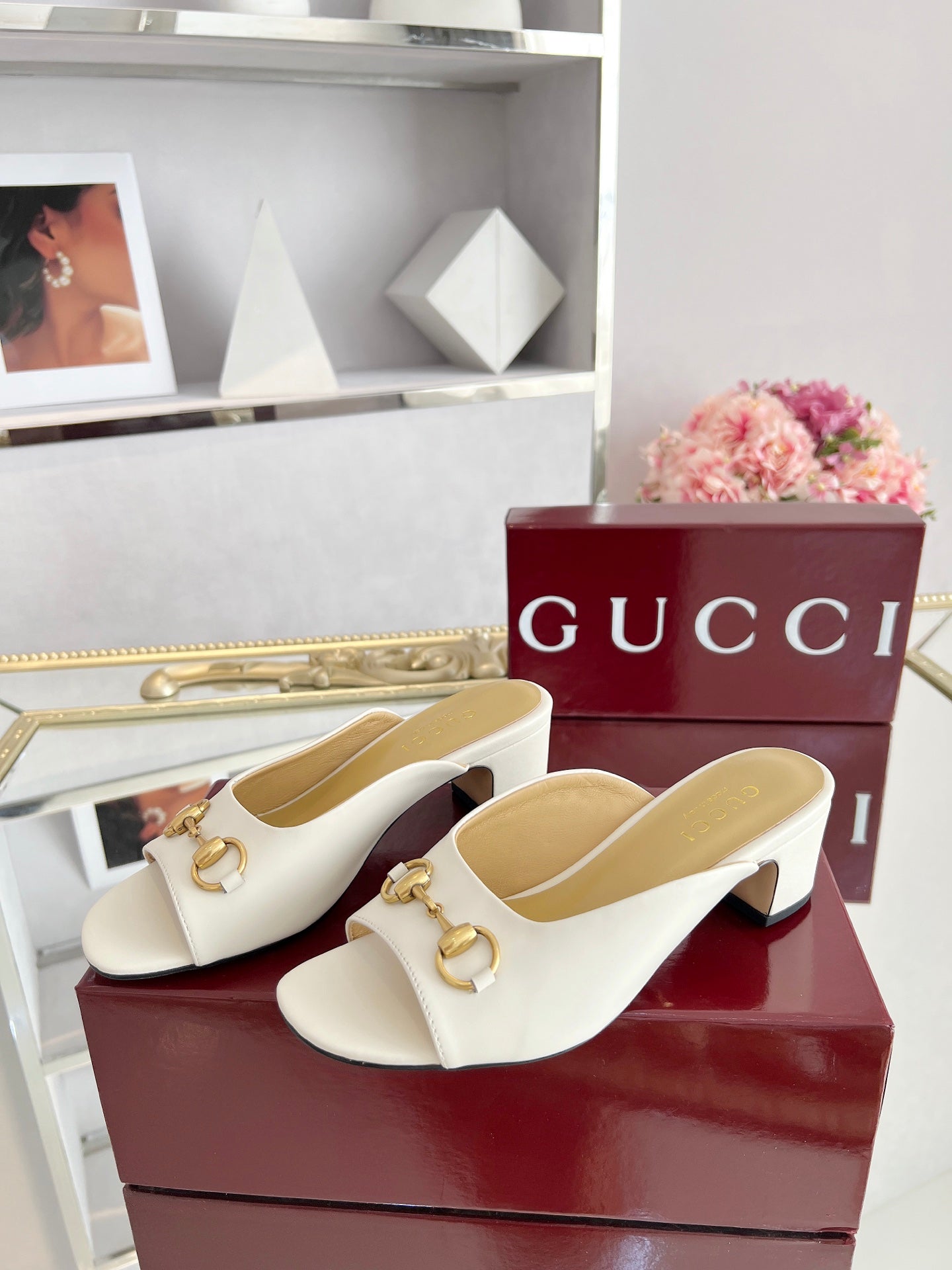 GG Chunky heel slippers 1825061302