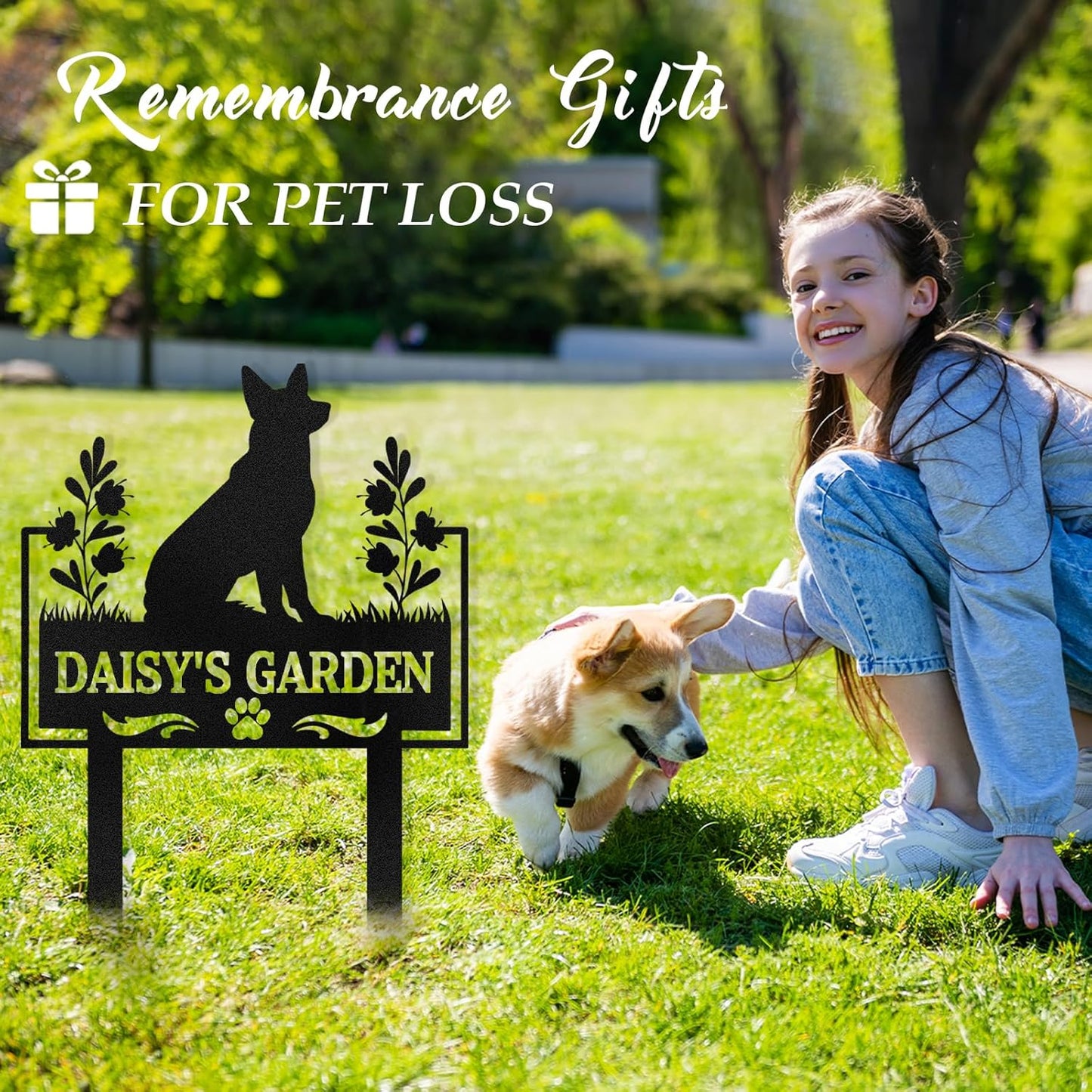 Custom Iron Pet Memorial Plaque - Forever Remembrance for Your Furry Friends