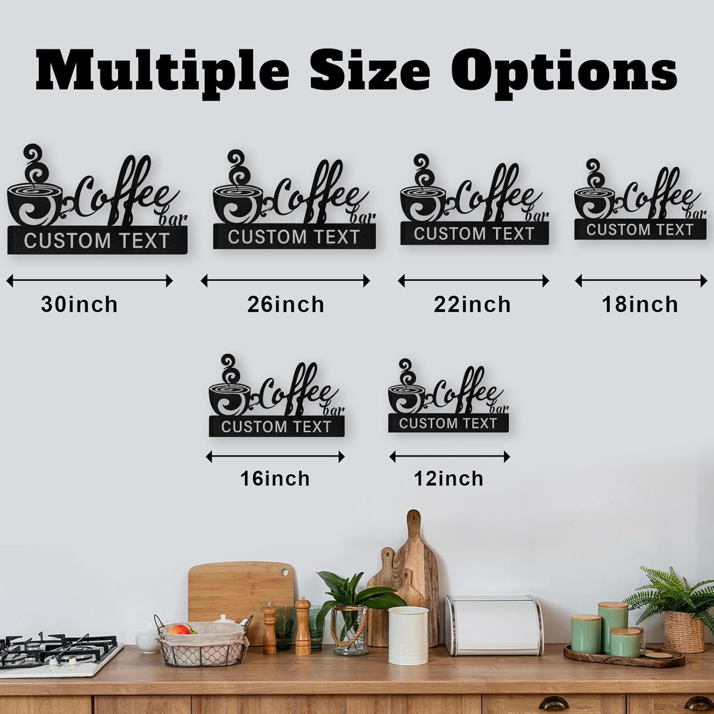 Coffee Lover Custom Metal Sign , Rustic Cafe & Kitchen Wall Decor