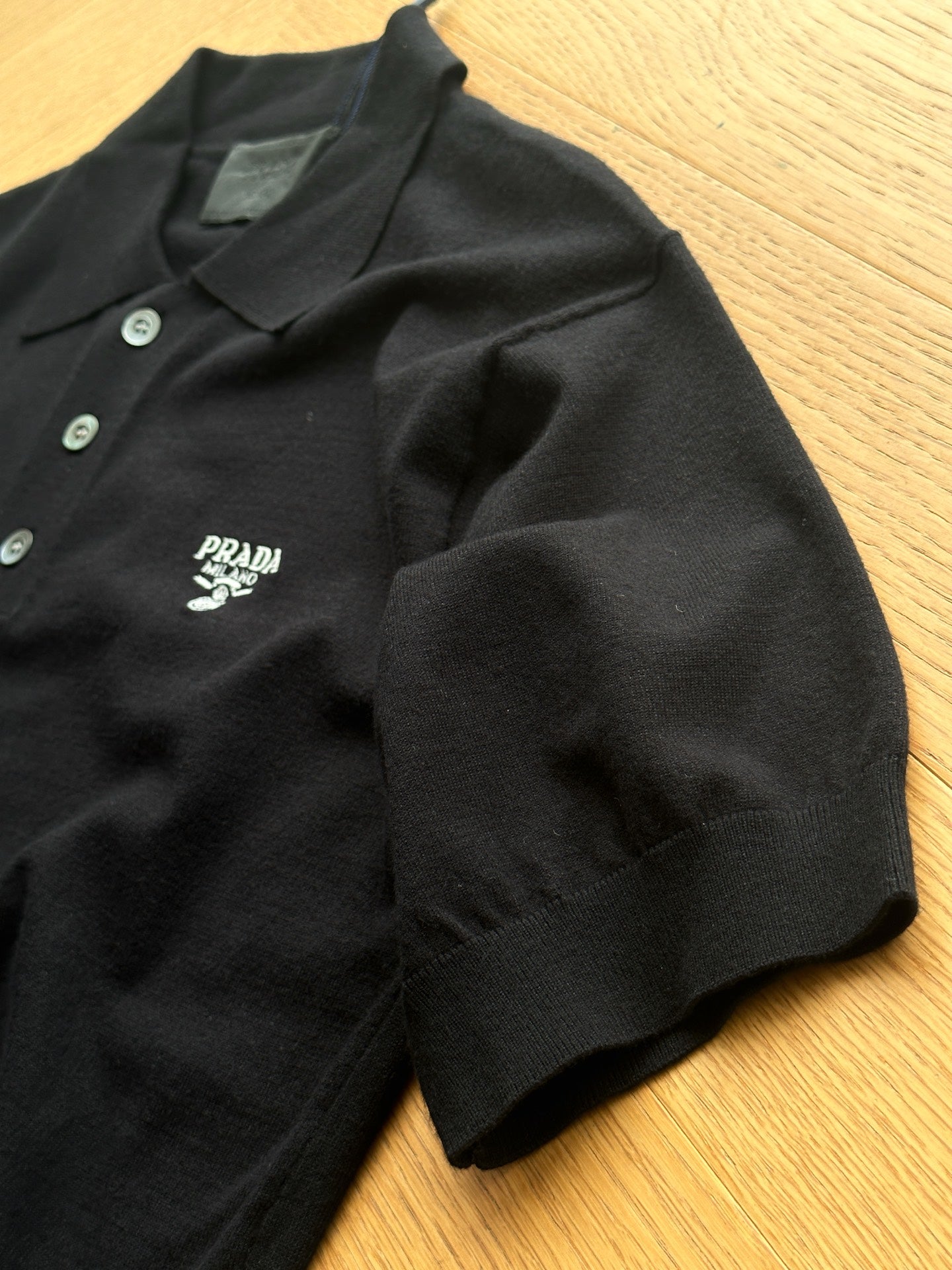 PR Knitted Embroidered Logo Polo 1825061801