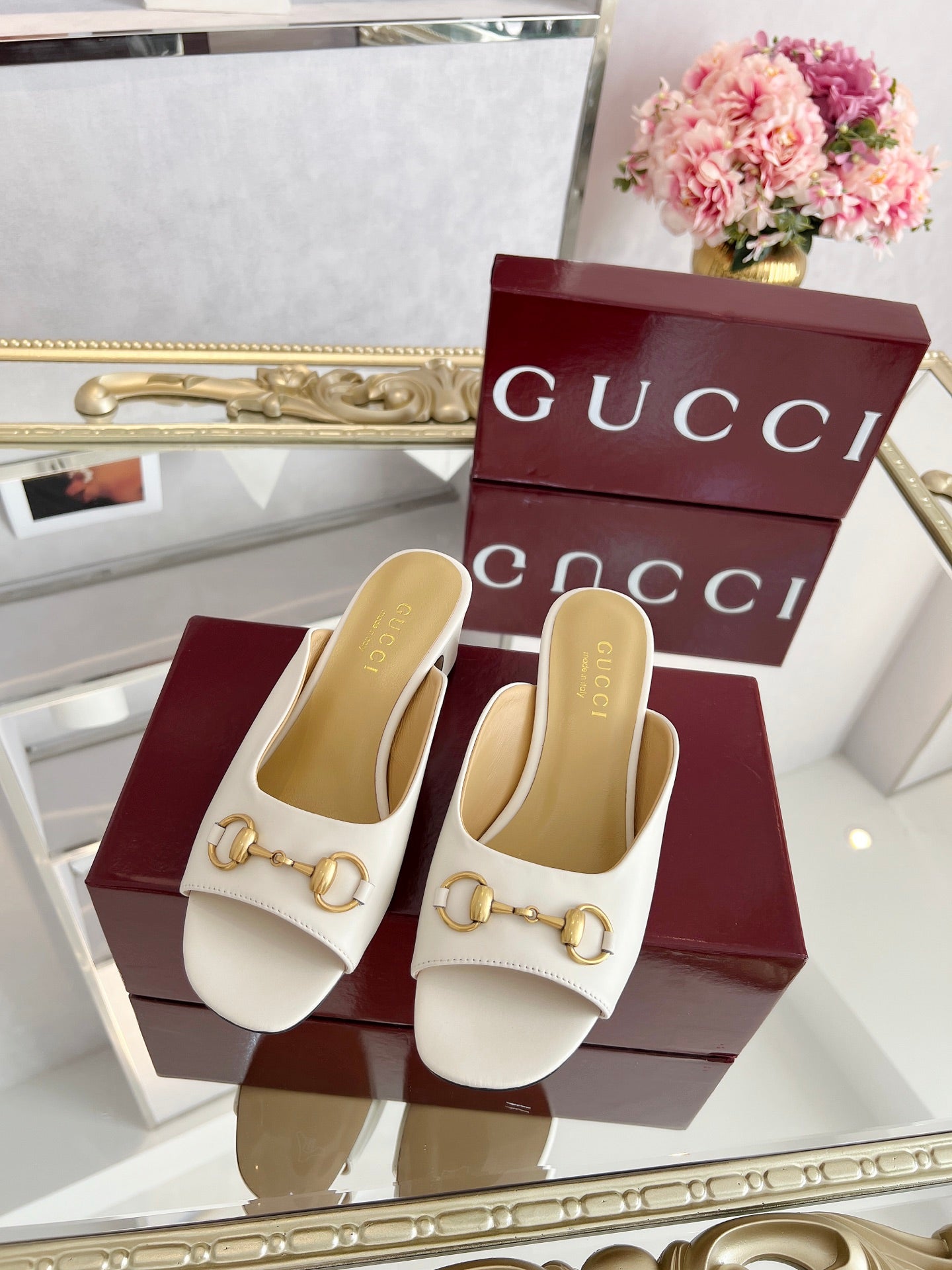 GG Chunky heel slippers 1825061302