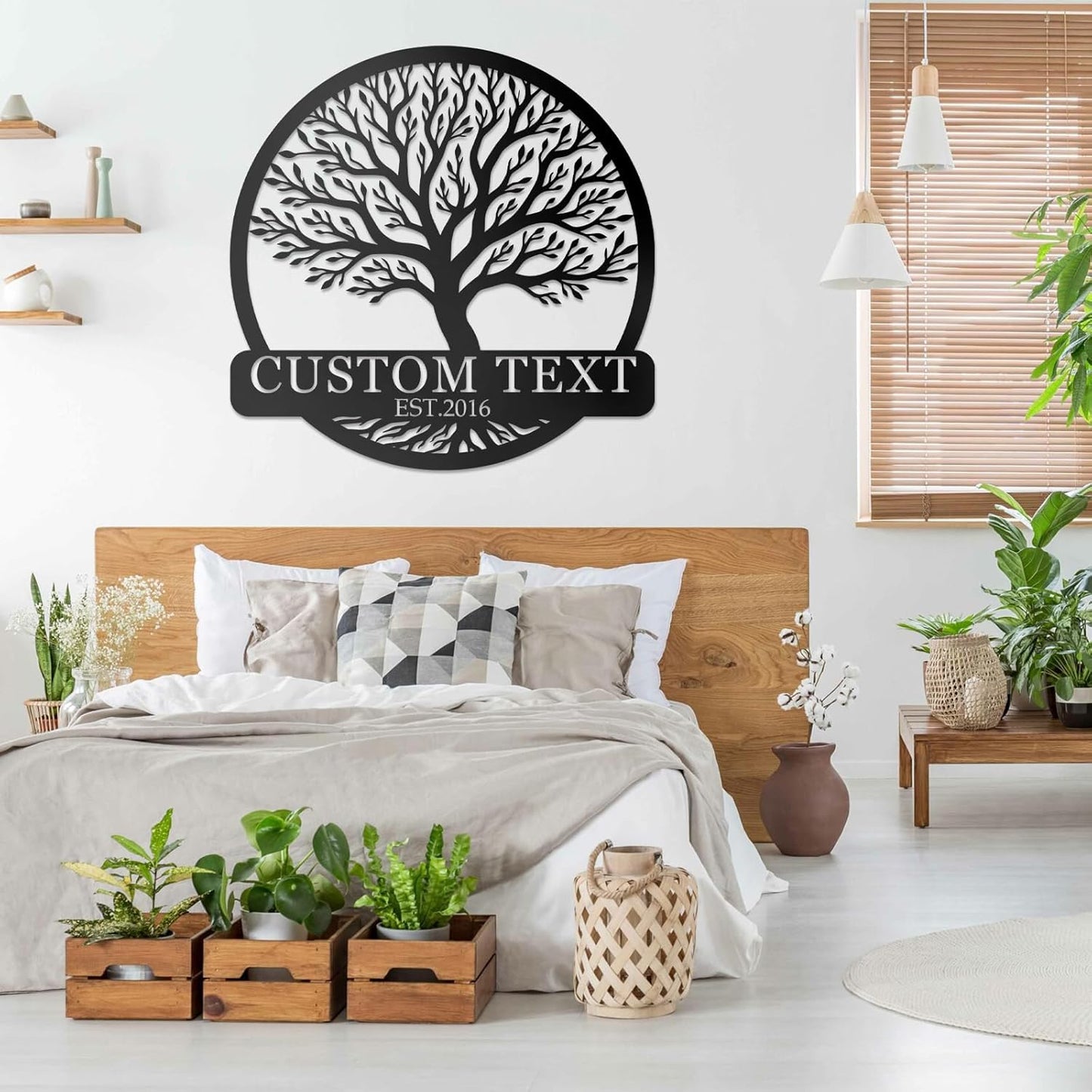 Handcrafted Metal  Sign - Personalized Family Name Plaque for Outdoor & Cabin Decor