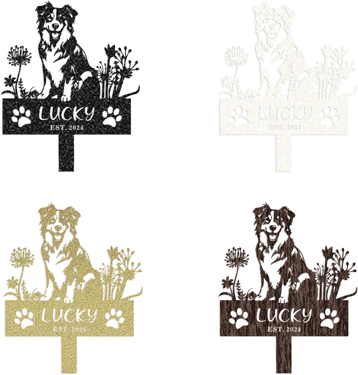 Rustic Iron Pet Memorial - Personalized Sign for Honoring Cats & Dogs