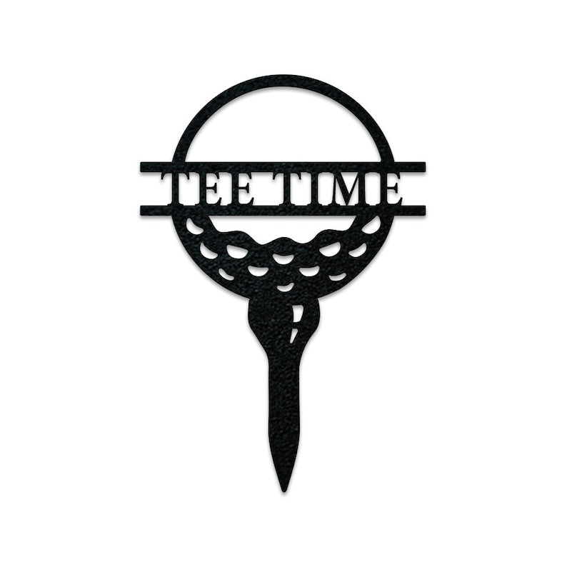 Golf Tee Custom Monogram Metal Sign, Wall Art Decor, Personalized Metal Sign, Personalized Name, Metal Name Sign, Kids Sign, Sports, PGA