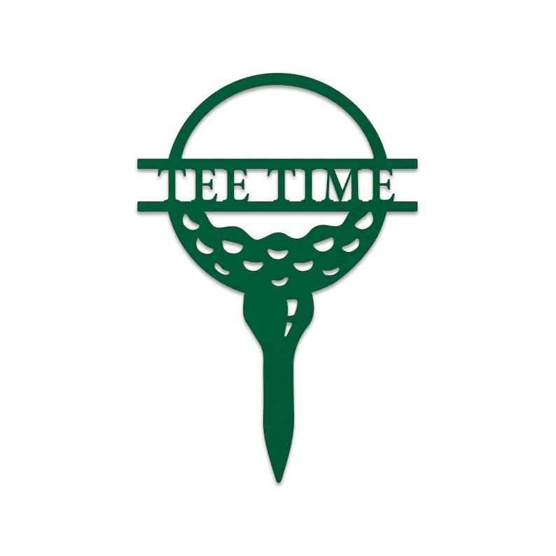 Golf Tee Custom Monogram Metal Sign, Wall Art Decor, Personalized Metal Sign, Personalized Name, Metal Name Sign, Kids Sign, Sports, PGA